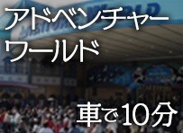 アドベンチャーワールド 車で10分